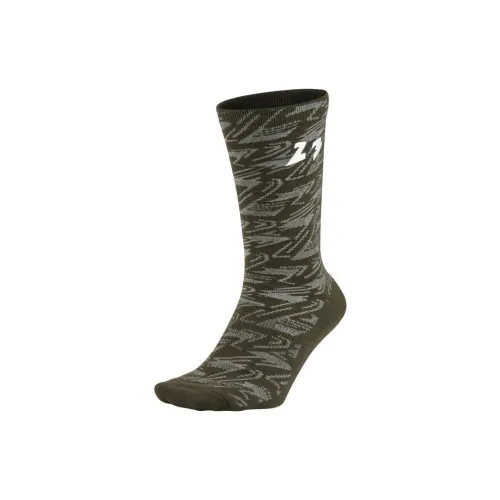 Джордан AJ 8 Sock Зеленые Мужские Носки до колена