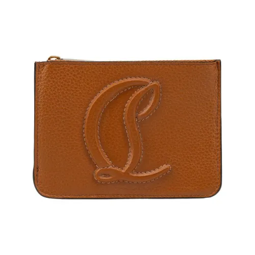 CL LUBOTING Телячья кожа Кошелек Стандартный Женский Коричневый