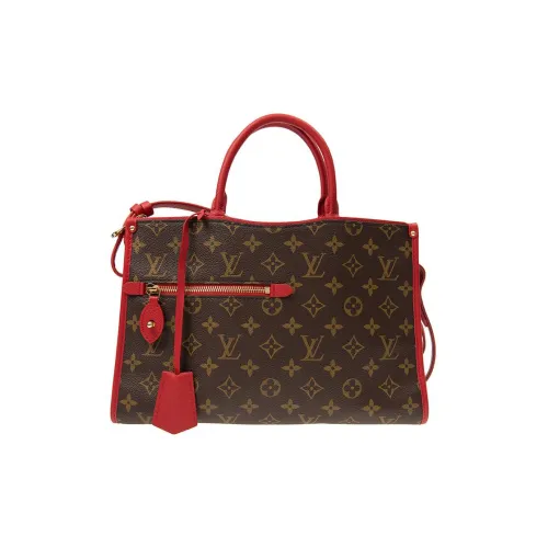 LOUIS VUITTON Кожа Сумка через плечо Сумка Маленькая Женская Коричневая Красная