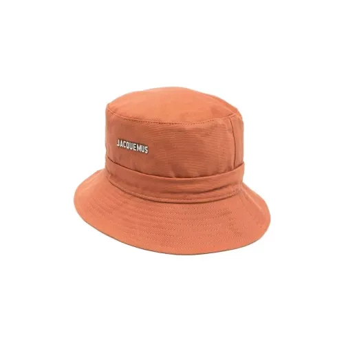 Jacquemus Cotton Bucket Hats Коричневый Мужской