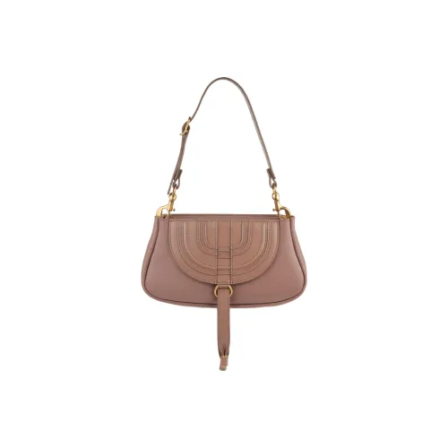 Chloe Marcie с рельефной телячьей кожей кожаные вставки сумка через плечо маленькая женская розовая