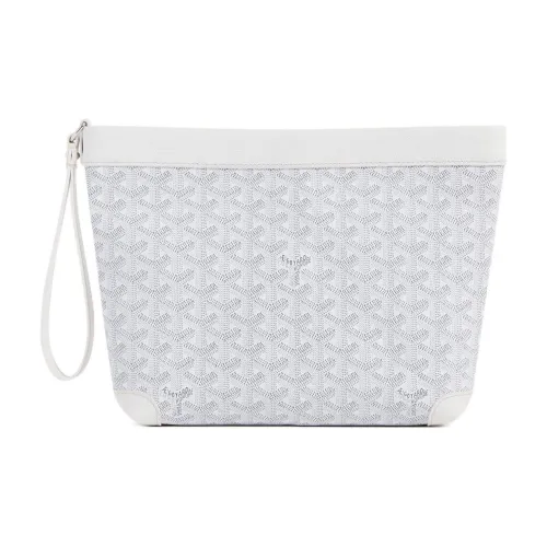 GOYARD Сумка для туалетных принадлежностей из коровьей кожи сумка для хранения унисекс белый