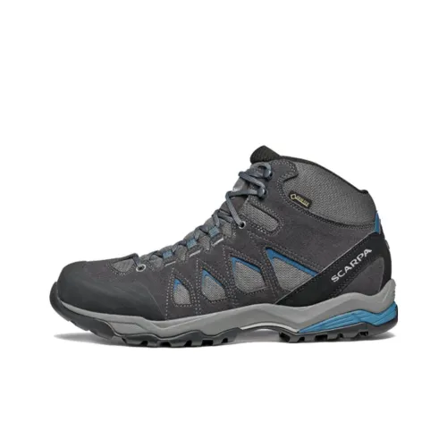 SCARPA Moraine Альпинистские и туристические ботинки MID Топ Штормовой серый/Озёрный синий Мужской