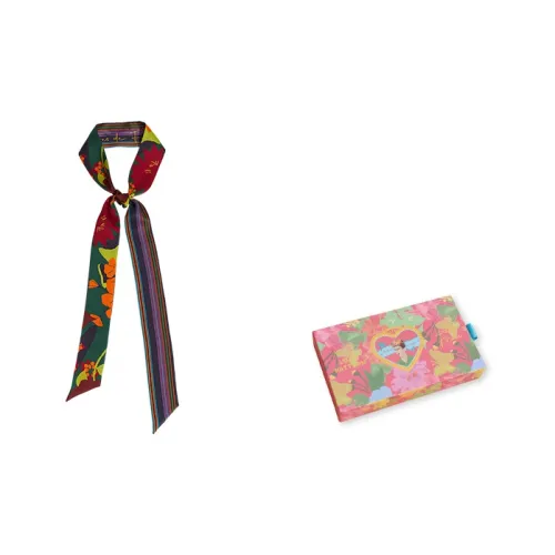 LOST PATTERN Шелковые шарфы Унисекс