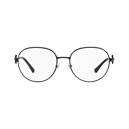 VERSACE Нерегулярная форма Оправы для очков Женские Черный