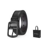 Чёрная пряжка - Чёрный ремешок + Лимитированная подарочная коробка