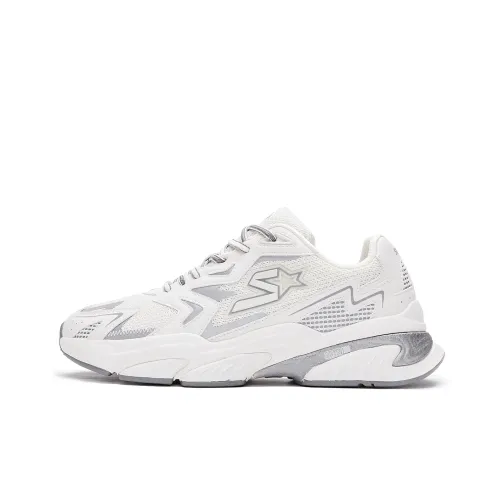 STARTER Амортизация Устойчивый к истиранию Дышащий Легкий Низкий Топ Повседневные Беговые кроссовки Женские Снежно-белый