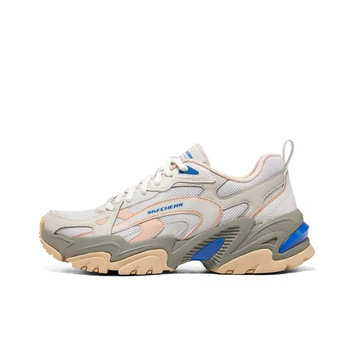 Skechers Stamina V2 Low Топ Повседневные Беговые Кроссовки Женские Серый Розовый