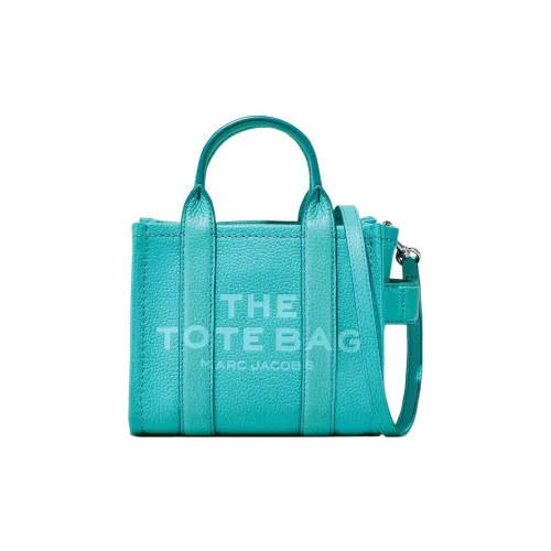 MARC JACOBS Full GRAIN LEATHER Тоут Сумка Сумка для покупок Сумка через плечо Сумка Экстра мини Женская Циановая