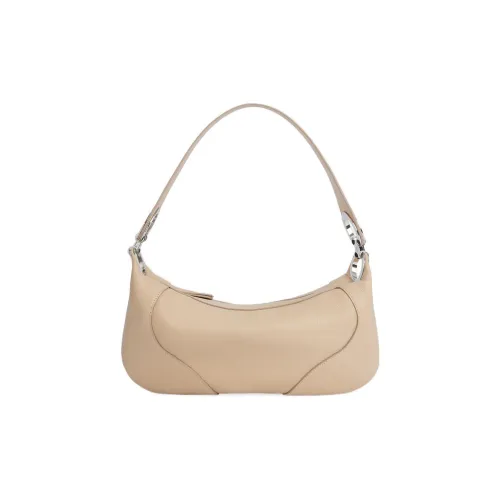 By Far Amira Корова Кожа Сумка через плечо Женская Светлый Умбра