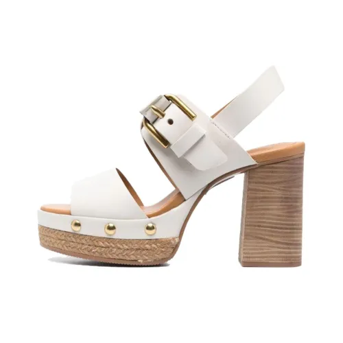 See By Chloe One Ремень Сандалии 11 см Женские Белые