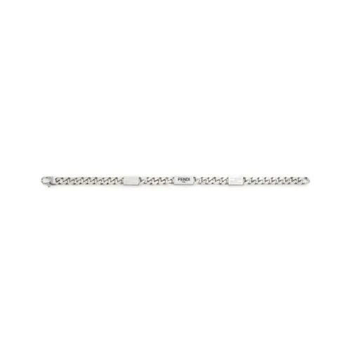 Fendi Brass Bracelets Серебряный Мужской