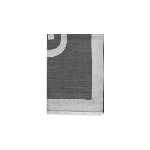 GIVENCHY Шелковые шарфы Женские Серый