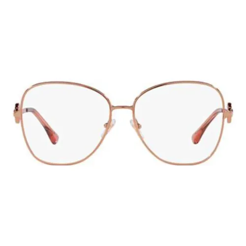 VERSACE Сплав Нерегулярная форма Оправы для очков Женские Розово-золотой