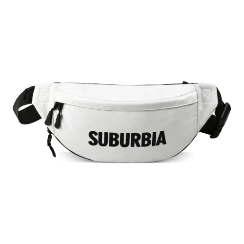 SUBURBIA Кожа Мембрана Sling Сумка Унисекс Белый
