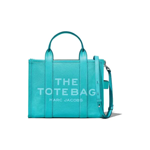 MARC JACOBS Full GRAIN LEATHER Тоут Сумка Сумка для покупок Сумка через плечо Сумка Маленькая Женская Циановая