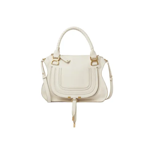 Chloe Marcie с рельефной телячьей кожей сумка через плечо сумка Women's White