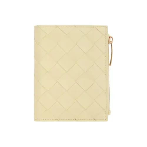 Bottega Veneta Lambskin Wallet Small Women's Yellow