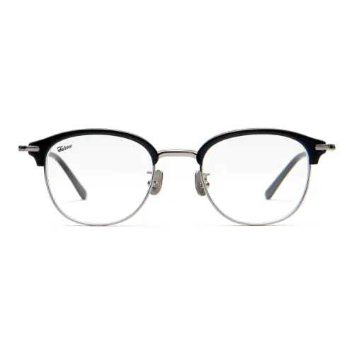 Fakeme Металлическая оправа для бровей Оправа для очков Унисекс Черный