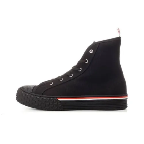 THOM BROWNE High Top Canvas Shoes Men's