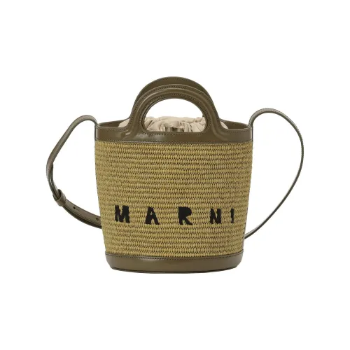 MARNI Made OF Корова Кожа Сумка через плечо Маленькая Женская Зеленая