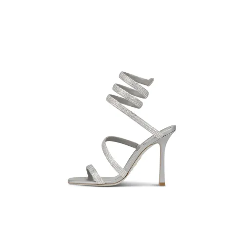 RENE CAOVILLA One Ремешок Сандалии 10,4CM Женские Серебряные