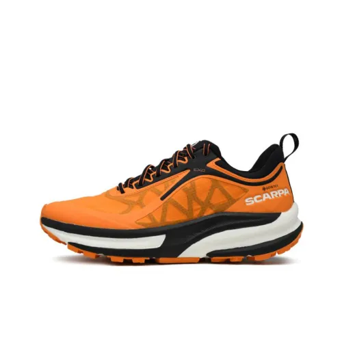 SCARPA Golden Gate Slip-resistant Abrasion-resistant Low Top Streetwear Men's Orange Black SCARPA Golden Gate Противоскользящий Устойчивый к истиранию Низкий Топ Уличная Обувь Мужская Оранжевый Черный