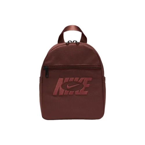 Nike Полиэстер Рюкзак Мини Унисекс Коричневый Красный