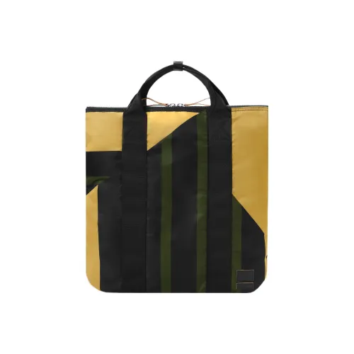 MARNI PORTER Collaboration Полиэстер Тоут Сумка Сумка для покупок Сумка Мужская Черная Желтая