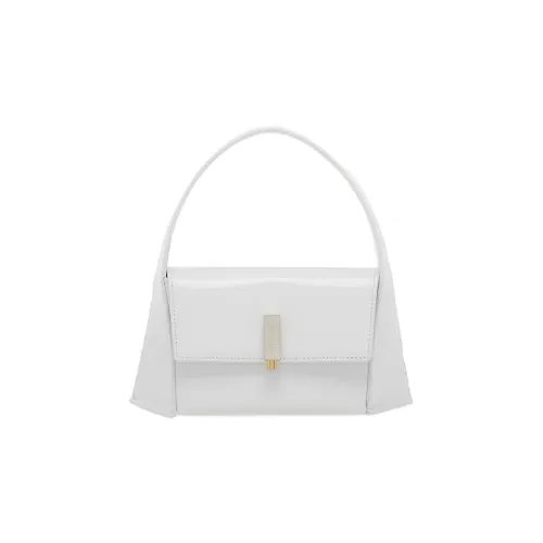 Ferragamo Брушированная коровья кожа сумка через плечо маленькая женская белая