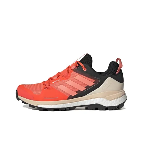 adidas Terrex Skychaser 2 Gore Te Slip Resistant Abrasion Resistant Low Топ Уличная обувь Мужская Оранжевый Черный