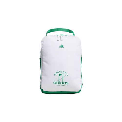 Adidas Полиэстер Сумка Сумка для обуви Мужская Белая и Зеленая