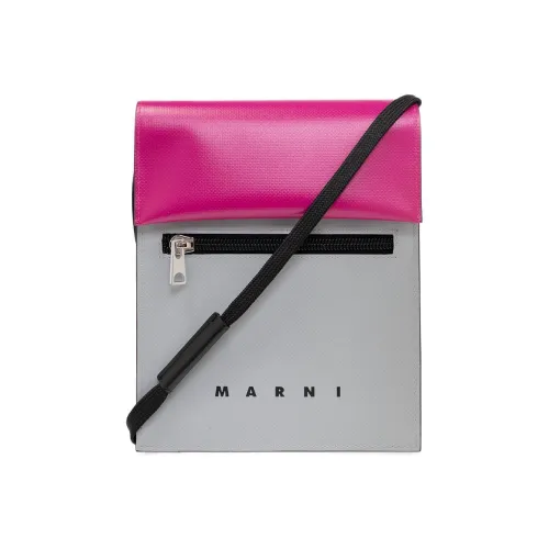MARNI Tribeca Полиуретан Сумка через плечо Сумка на плечо Мужская Розовая