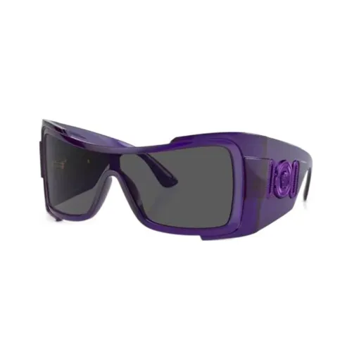 VERSACE Нерегулярная форма Солнцезащитные очки Женские Фиолетовый