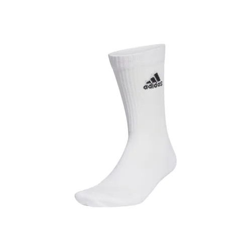 Adidas Белые Мужские Носки MID до икры