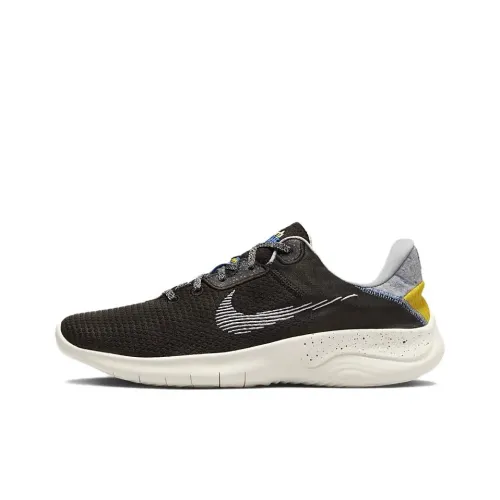 Nike Flex Experience Run 11 Устойчивый к истиранию Низкий Топ Повседневные Беговые кроссовки Мужские Черно-белые