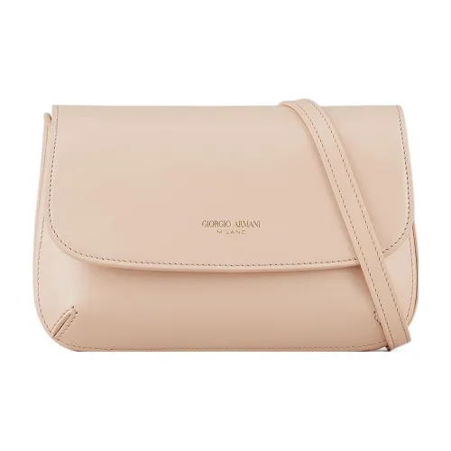 GIORGIO ARMANI Кожа Сумка через плечо Мини Женская Нюдовая