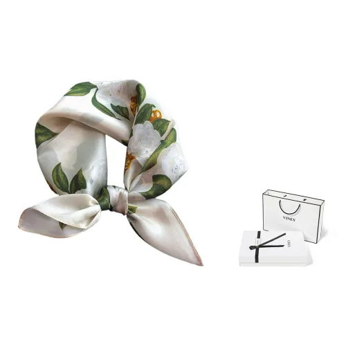 VINEY Шарфы из шелка тутового дерева Женские