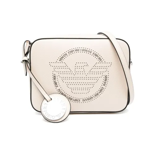 EMPORIO ARMANI Полиуретан Полиэстер Camera Сумка Сумка через плечо Маленькая Женская Светлый Бежевый