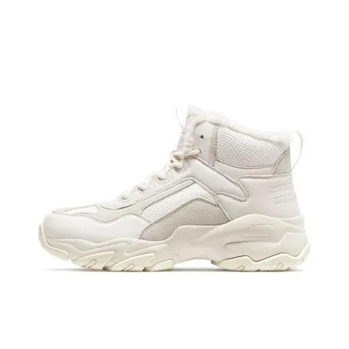 CAMEL Амортизация Устойчивый к истиранию Высококачественное покрытие Высокий топ Спортивная повседневная обувь Женская с флисовой подкладкой