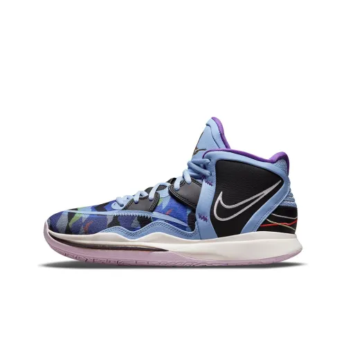 Nike Kyrie 8 Infinity 'Journey Reward' Kyrie 8 MID Топ Баскетбольные кроссовки Унисекс Синий Фиолетовый Азиатская версия