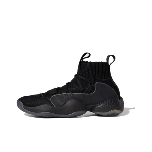 Adidas Originals Crazy BYW 1,0 Амортизирующие Баскетбольные Кроссовки с Высоким Верхом для Игры Унисекс Чисто Черный