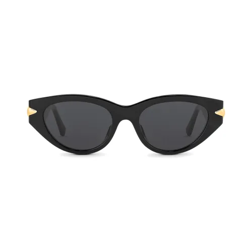 LOUIS VUITTON Нерегулярная форма Солнцезащитные очки Женские Черный