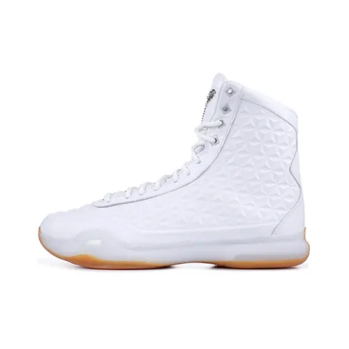 Nike Kobe 10 Non Slip Легкий Высокий Топ Баскетбольные Кроссовки для Игры Мужской Белый