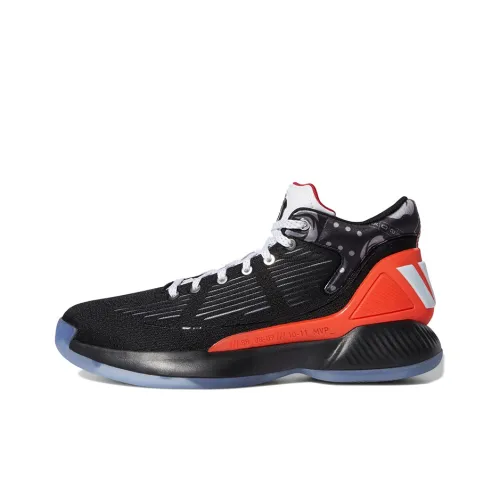 Adidas D Rose 10 Амортизаторы Устойчивые к истиранию Бейсболка Мужской Черный Красный Белый