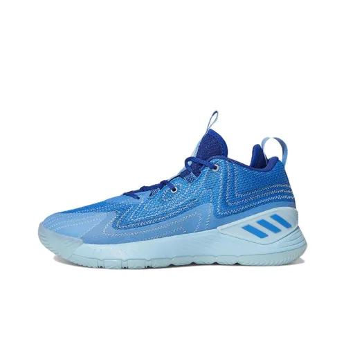Adidas D Rose Son Of Chi 2,0 Slip-Resistant Abrasion-Resistant Breathable Low-Top Basketball Shoes Men's Blue Adidas D Rose Son Of Chi 2,0 Противоскользящие Устойчивые к истиранию Дышащие Низкие Баскетбольные Кроссовки Мужские Синие