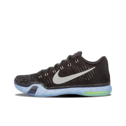 Nike Kobe 10 Elite HTM Arrowhead Нескользящий Легкий Низкий Топ Баскетбольные Кроссовки Мужской Черный
