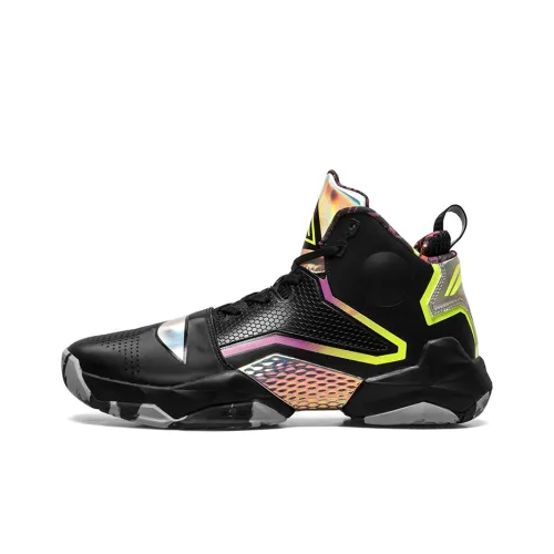 Power 2 High Топ Баскетбольные Кроссовки Мужские Черные