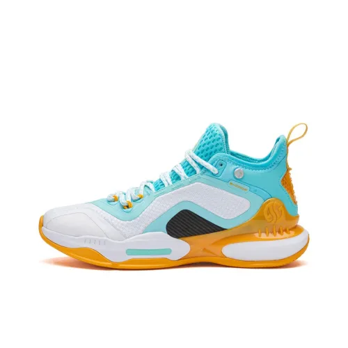 361° AG 2 Aaron Gordon AG2 MID Баскетбольные кроссовки для игры Мужской Белый Синий Желтый