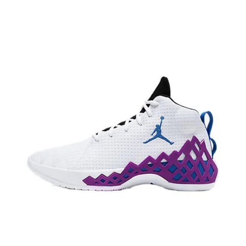 Jordan Jumpman Diamond Амортизация Нижняя юбка Резистентная Легкий MID Баскетбольные кроссовки Мужской